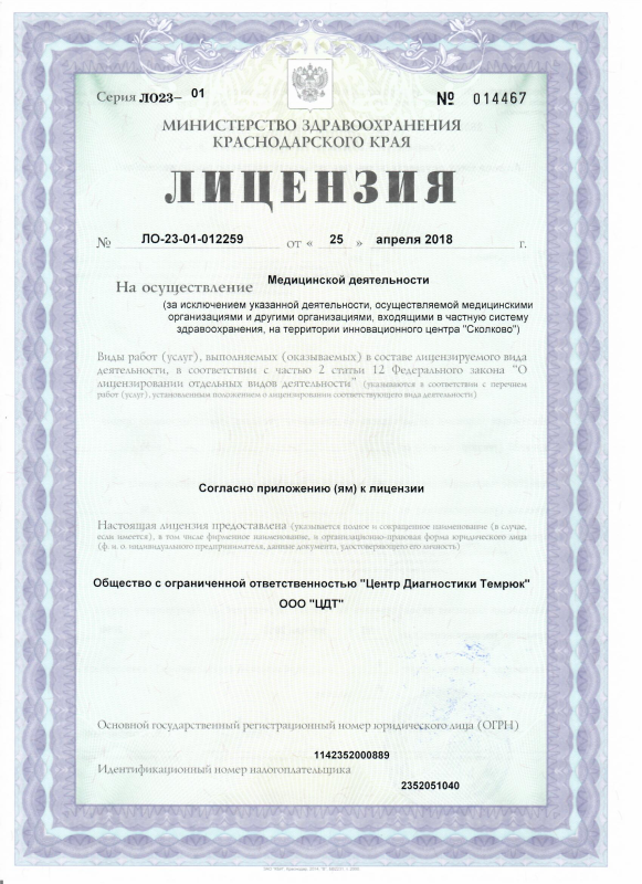 Лицензия 1